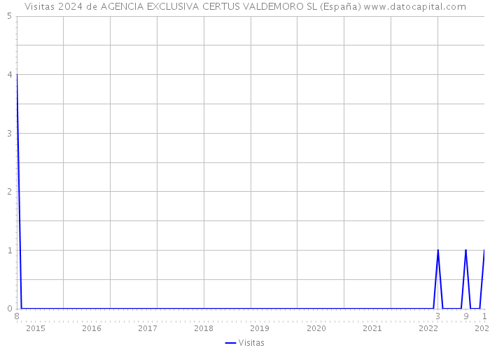 Visitas 2024 de AGENCIA EXCLUSIVA CERTUS VALDEMORO SL (España) 