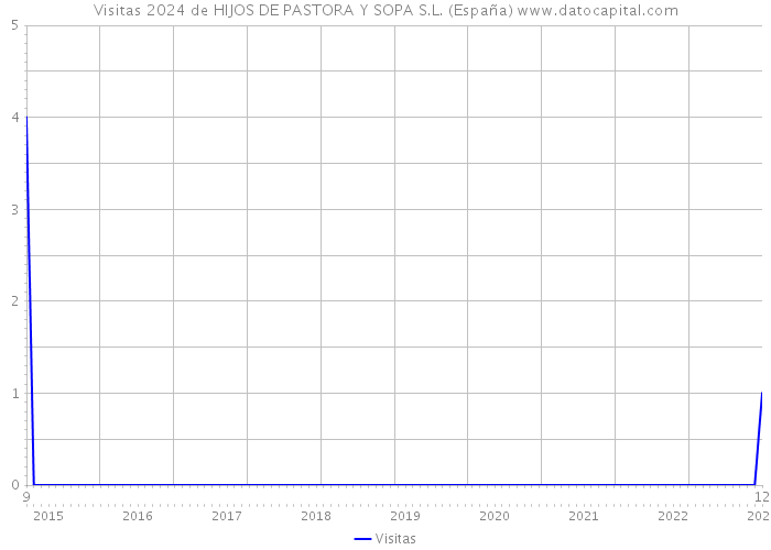 Visitas 2024 de HIJOS DE PASTORA Y SOPA S.L. (España) 