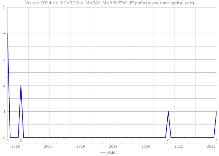 Visitas 2024 de RICARDO ALMAZAN MARRUEDO (España) 