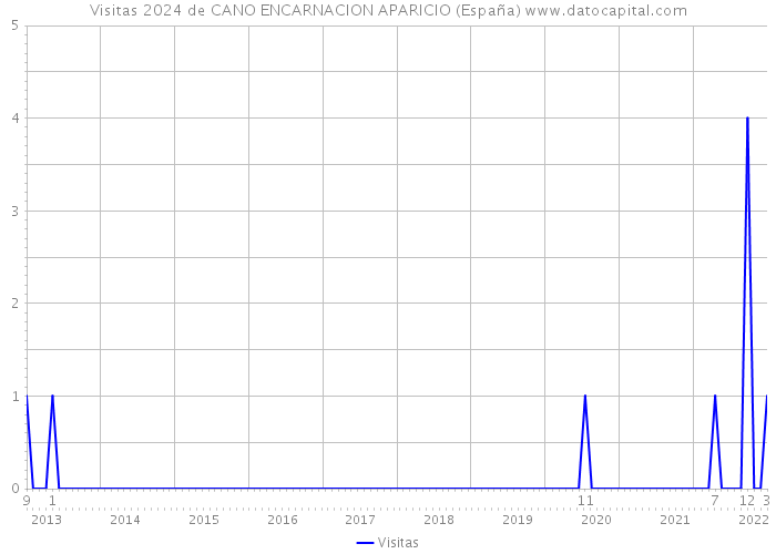 Visitas 2024 de CANO ENCARNACION APARICIO (España) 