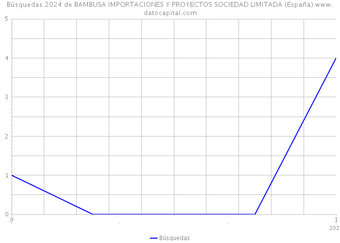 Búsquedas 2024 de BAMBUSA IMPORTACIONES Y PROYECTOS SOCIEDAD LIMITADA (España) 