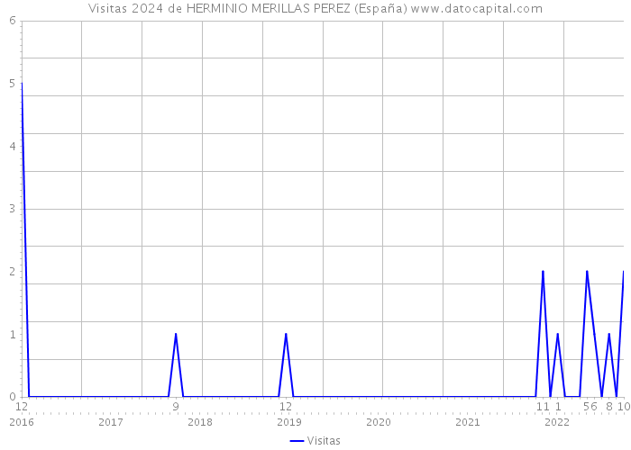 Visitas 2024 de HERMINIO MERILLAS PEREZ (España) 