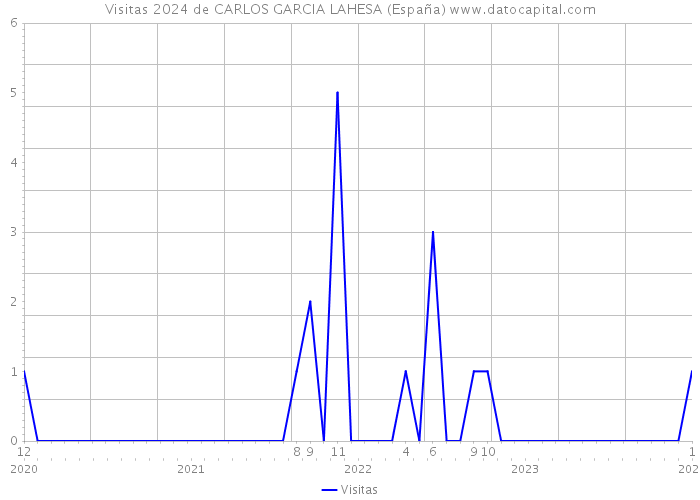 Visitas 2024 de CARLOS GARCIA LAHESA (España) 