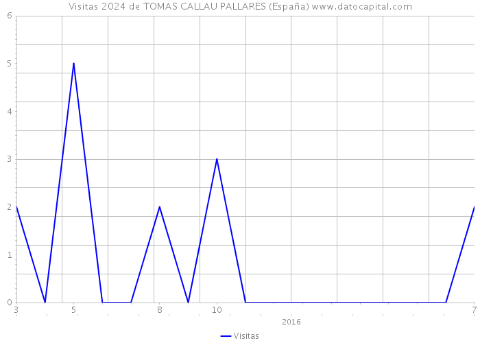Visitas 2024 de TOMAS CALLAU PALLARES (España) 