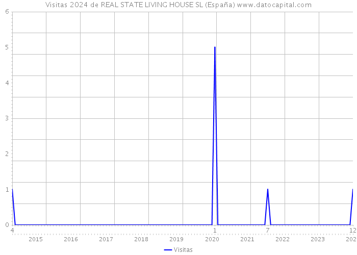 Visitas 2024 de REAL STATE LIVING HOUSE SL (España) 