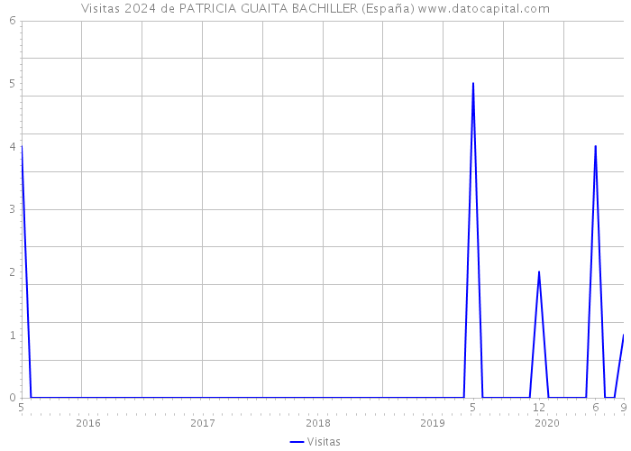 Visitas 2024 de PATRICIA GUAITA BACHILLER (España) 
