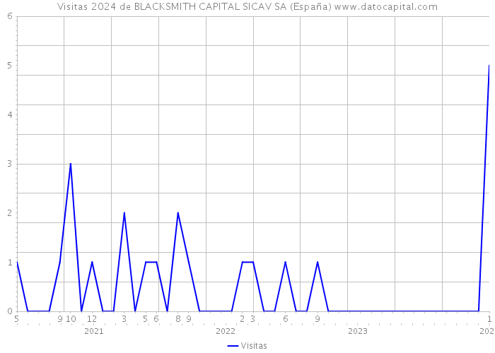 Visitas 2024 de BLACKSMITH CAPITAL SICAV SA (España) 