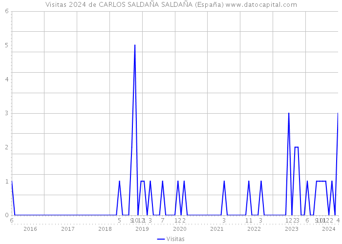 Visitas 2024 de CARLOS SALDAÑA SALDAÑA (España) 