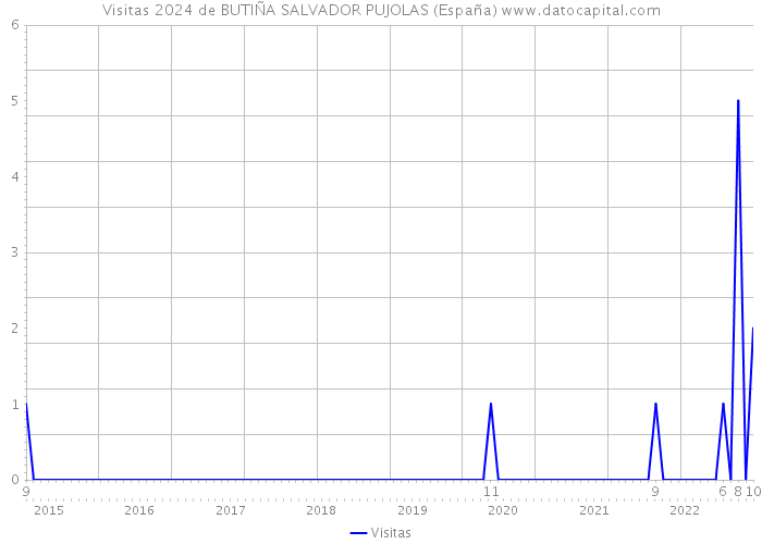 Visitas 2024 de BUTIÑA SALVADOR PUJOLAS (España) 
