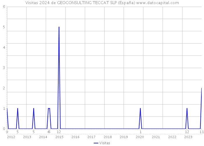 Visitas 2024 de GEOCONSULTING TECCAT SLP (España) 
