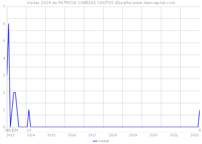 Visitas 2024 de PATRICIA CABEZAS CANTOS (España) 