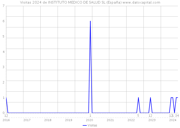 Visitas 2024 de INSTITUTO MEDICO DE SALUD SL (España) 