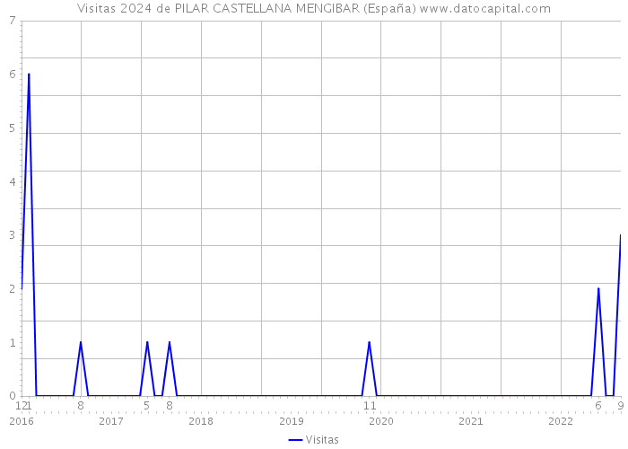 Visitas 2024 de PILAR CASTELLANA MENGIBAR (España) 
