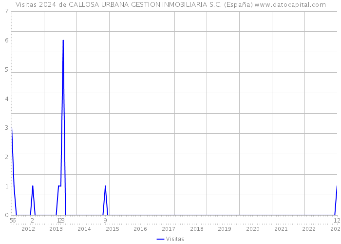 Visitas 2024 de CALLOSA URBANA GESTION INMOBILIARIA S.C. (España) 