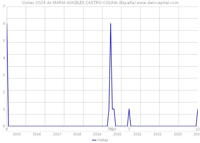 Visitas 2024 de MARIA ANGELES CASTRO COLINA (España) 