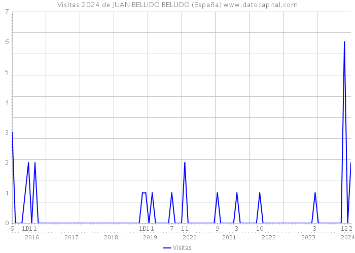 Visitas 2024 de JUAN BELLIDO BELLIDO (España) 