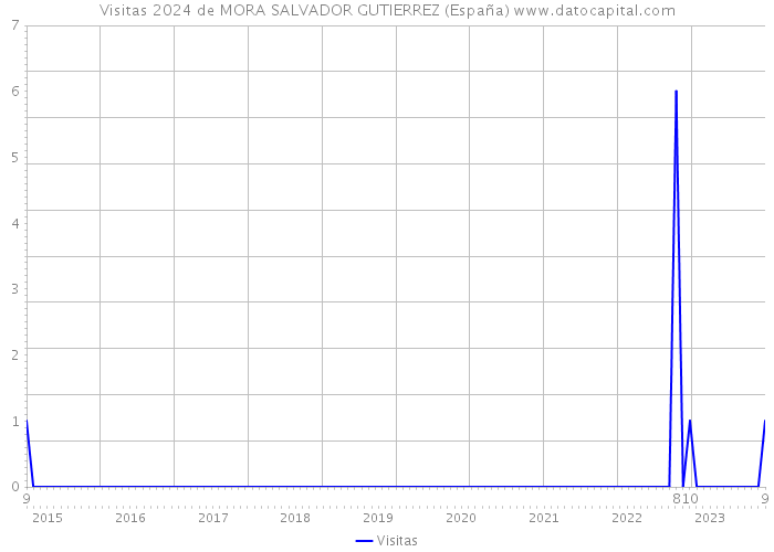 Visitas 2024 de MORA SALVADOR GUTIERREZ (España) 