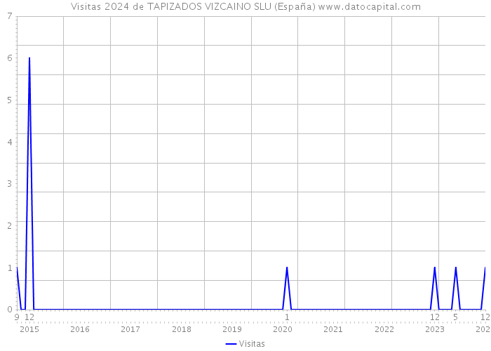 Visitas 2024 de TAPIZADOS VIZCAINO SLU (España) 
