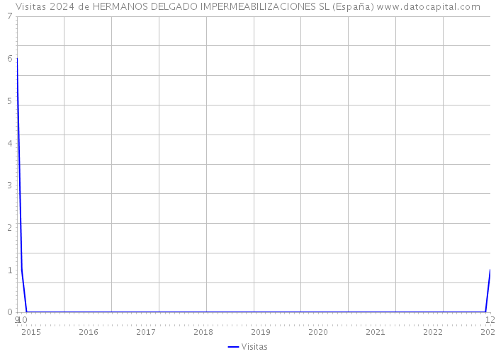 Visitas 2024 de HERMANOS DELGADO IMPERMEABILIZACIONES SL (España) 