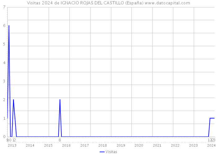 Visitas 2024 de IGNACIO ROJAS DEL CASTILLO (España) 