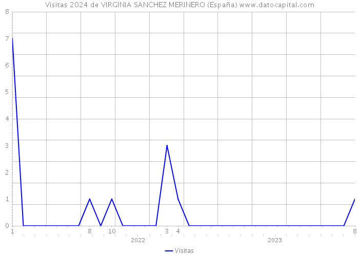 Visitas 2024 de VIRGINIA SANCHEZ MERINERO (España) 