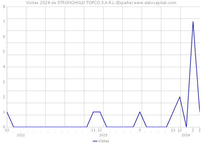 Visitas 2024 de STRONGHOLD TOPCO S.A R.L (España) 