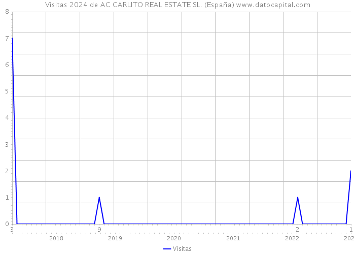 Visitas 2024 de AC CARLITO REAL ESTATE SL. (España) 