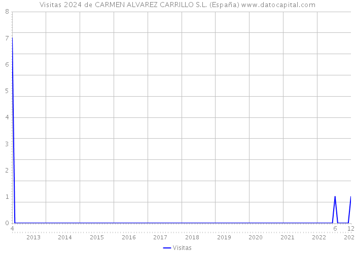 Visitas 2024 de CARMEN ALVAREZ CARRILLO S.L. (España) 