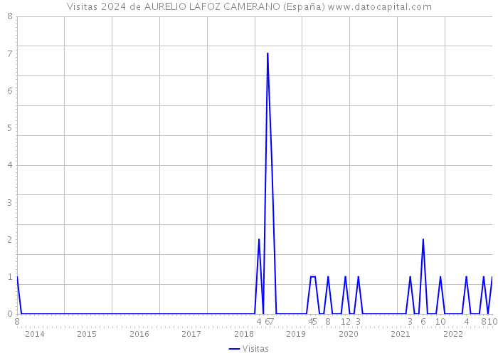 Visitas 2024 de AURELIO LAFOZ CAMERANO (España) 