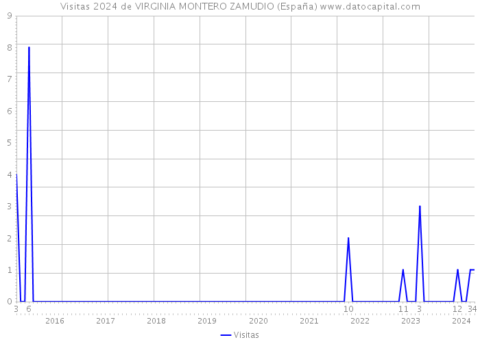 Visitas 2024 de VIRGINIA MONTERO ZAMUDIO (España) 